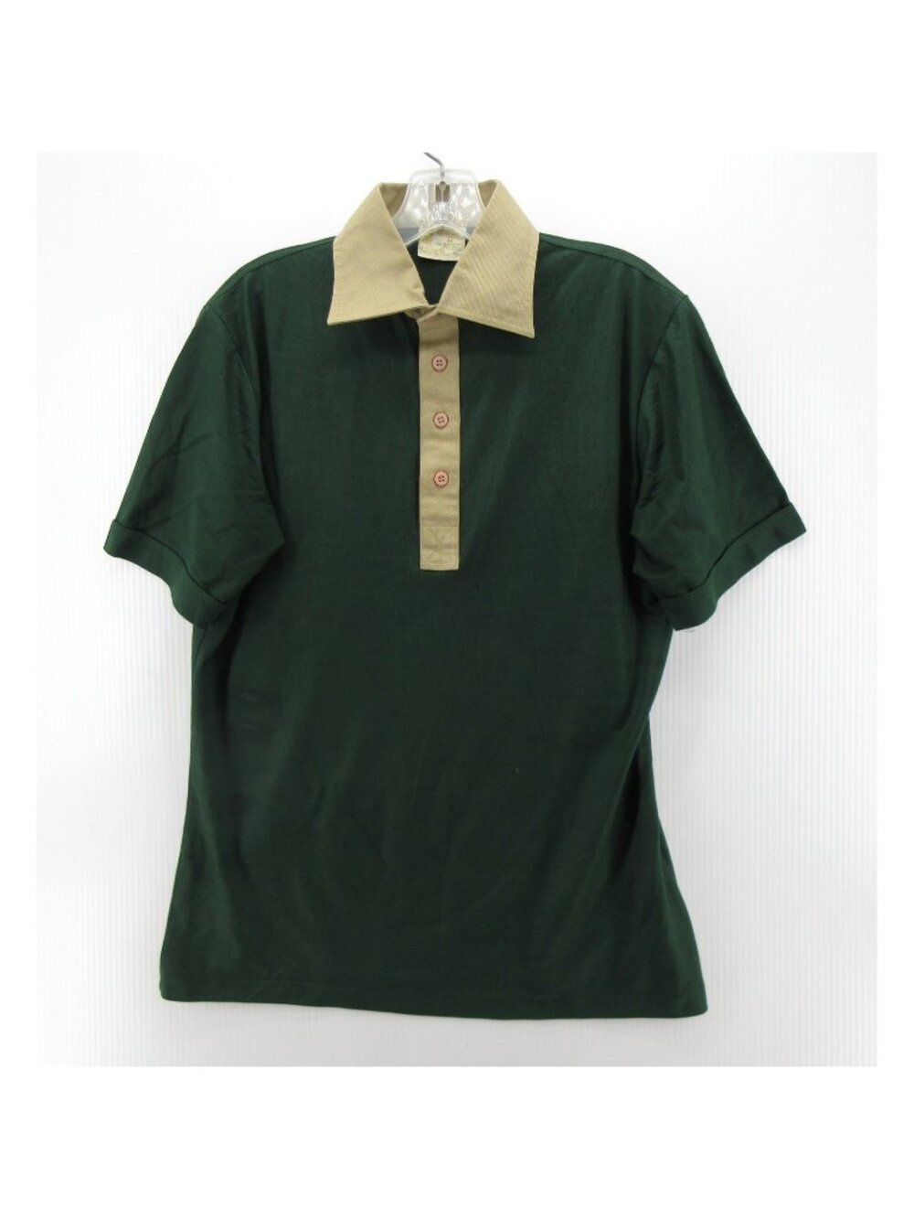 VTG Sears Kings Road Polo Shirt Medium 70s Mod Leisure Pullover *